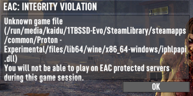 More information about "Linux/Proton+EAC+Multiplayer Mystery "violation" on iphlpapi.dll"